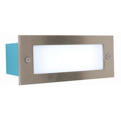 Eurolux Rectangular Plain Foot Light S/Chrome Led 1.92w 6000 K