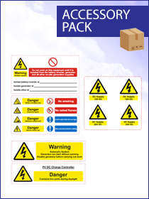 Customark Ltd Battery Hazard Label Pack