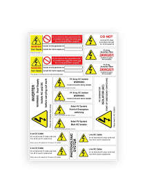 Customark Ltd Hazard Label (Pack of 100)