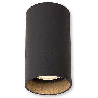 Eurolux Ceiling Surface Mount Downlight Sand Black Gu10 1x50w