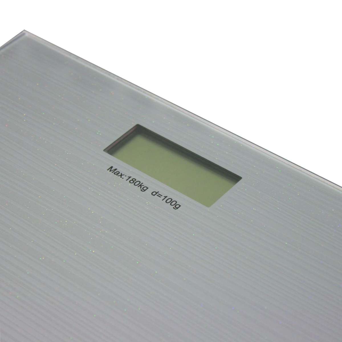Digital Bathroom Scale Glass Platform Sparkle Effect