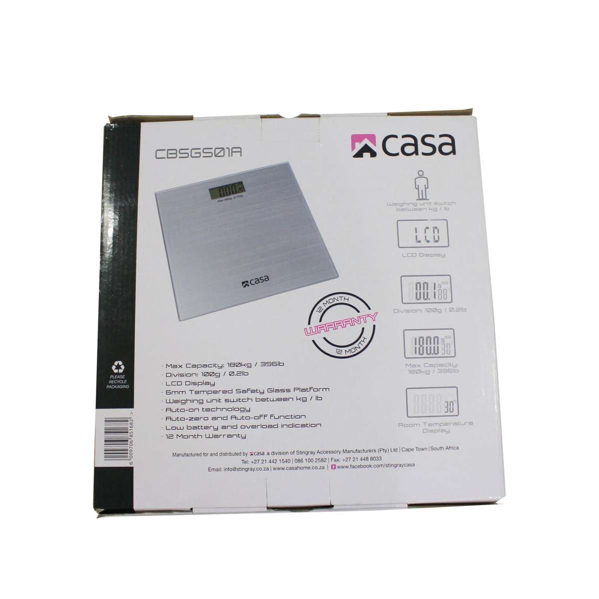 Digital Bathroom Scale Glass Platform Sparkle Effect