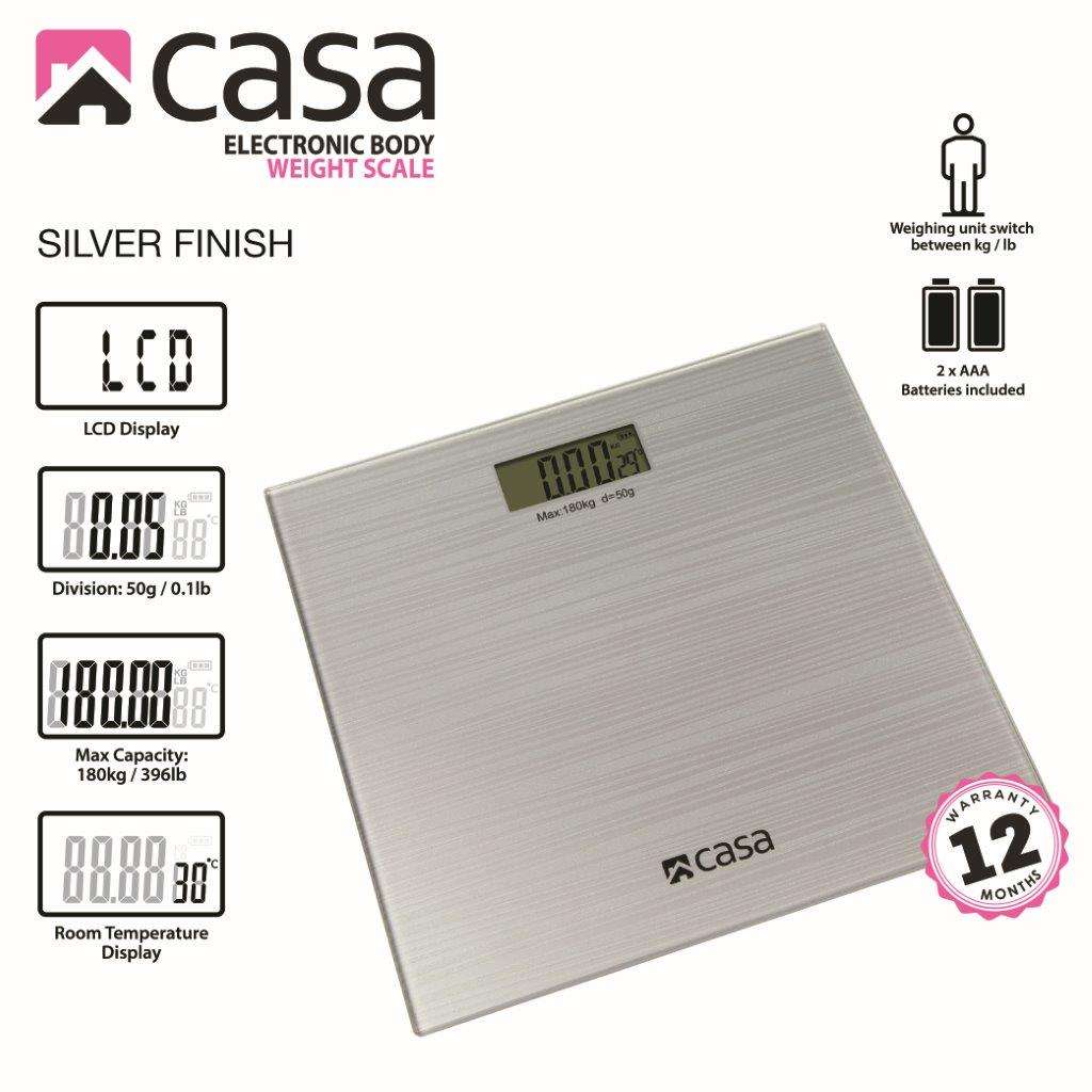 Digital Bathroom Scale Glass Platform Sparkle Effect