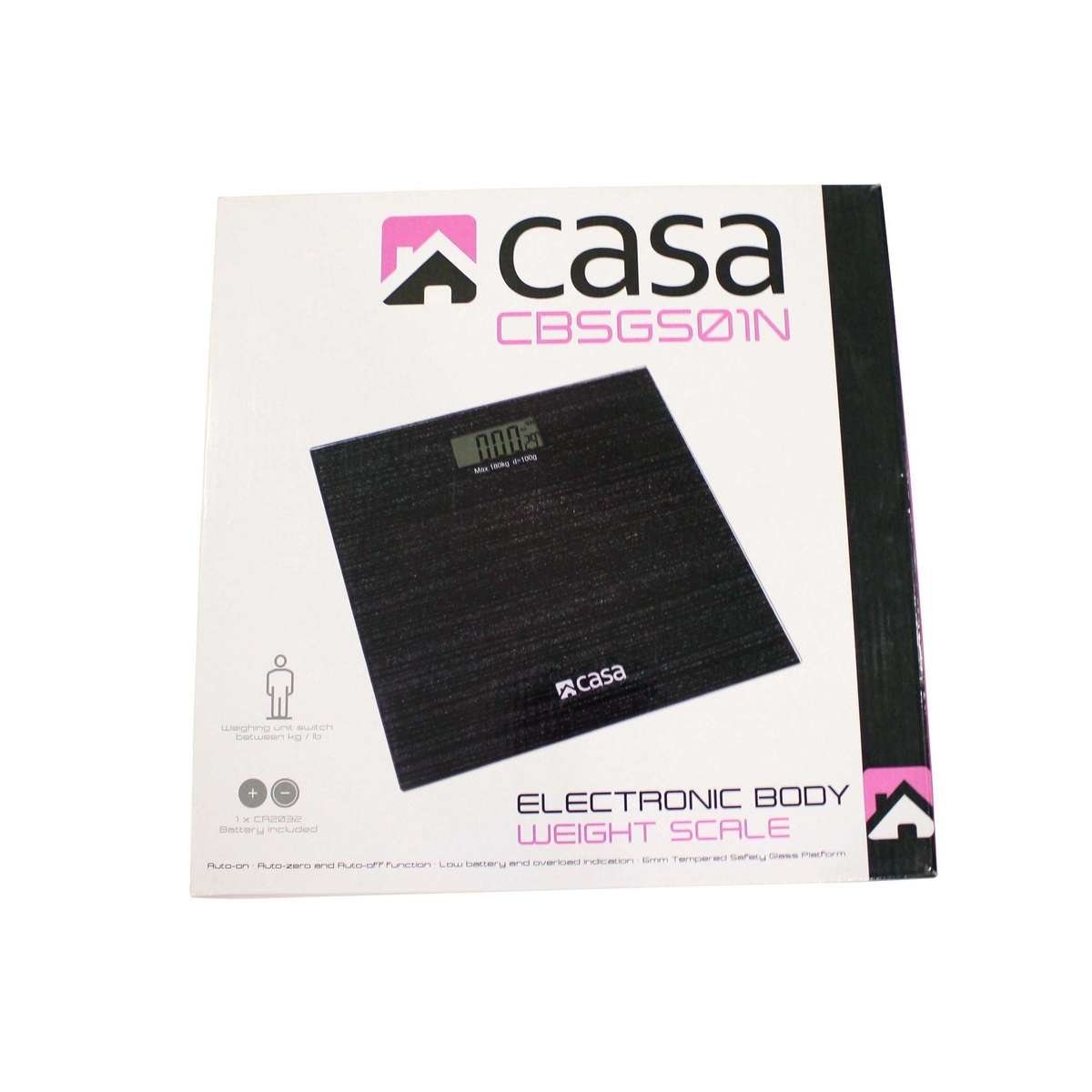 Digital Bathroom Scale Glass Platform Sparkle Effect