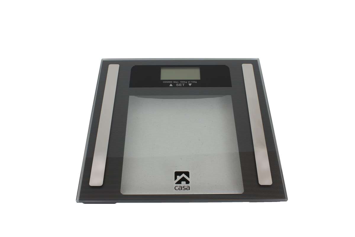 Digital Bathroom Scale 7 In 1 Diagnostic Glass Platform