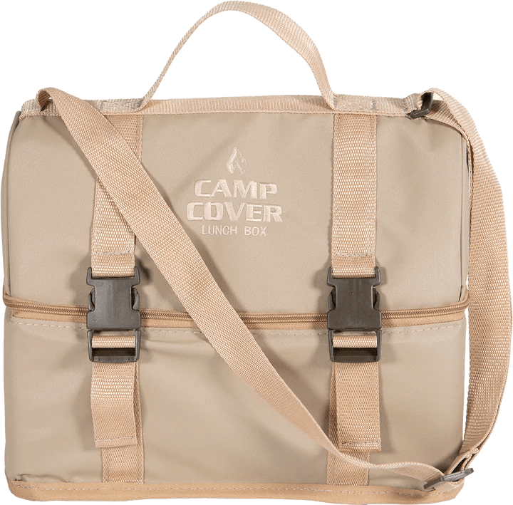 Camp Cover Cooler Lunch Box Wheat