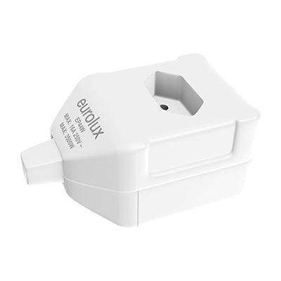 Eurolux 2 Way Janus Coupler White