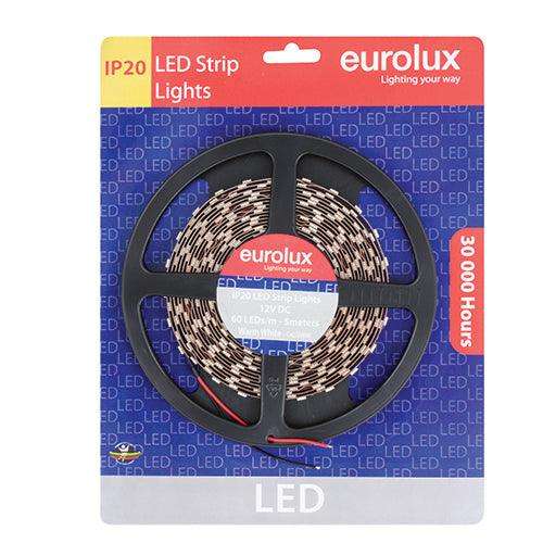 Led Strip 5m 14.4 W/M Warm White Ip20