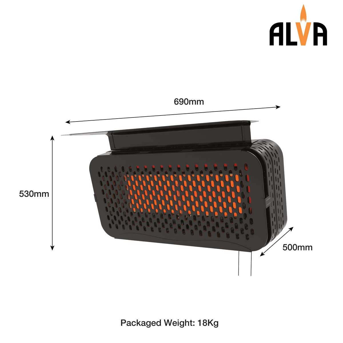 Wall Mounted Gas Patio Heater