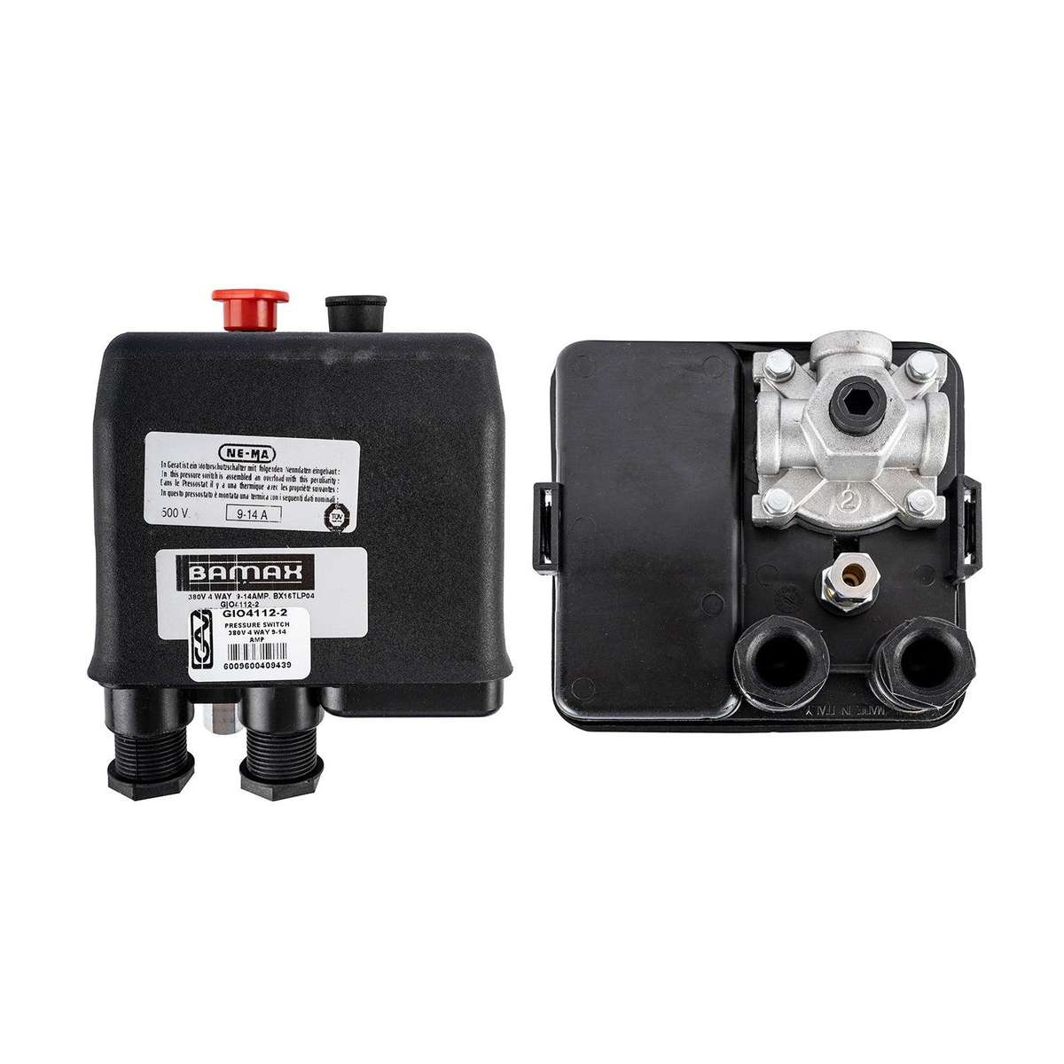 Bamax Pressure Switch 380 V 4 Way 9 14 Amp