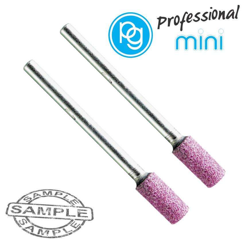 Pg Ruby Grinding Stones 5 X10 Mm.Cyl.Sh3 Mm.2 Pcs