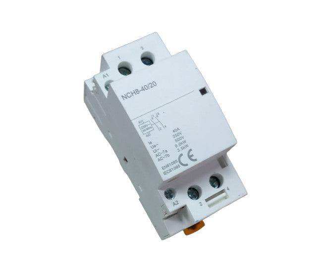 Modular Contactor 40 A 2 P 230 Vac 2 N/O Nch8 40/20