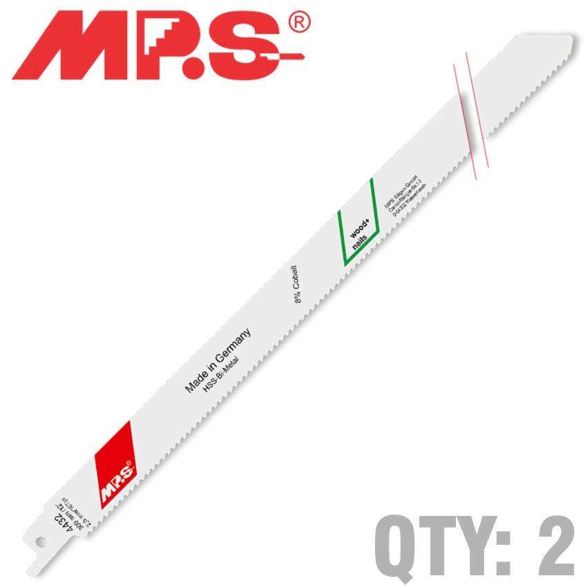 Mps Sabre Saw Blade 10 Tpi 300 X 280 Mm Metal 2/Pk
