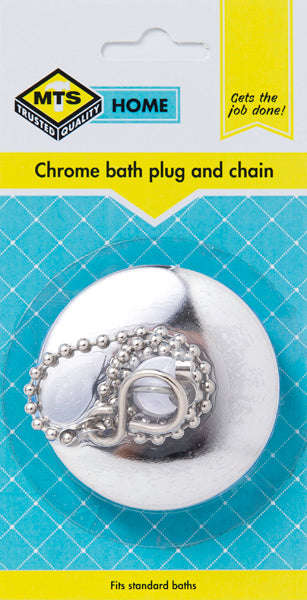 Mts Home Plug Bath Chrome & Chain