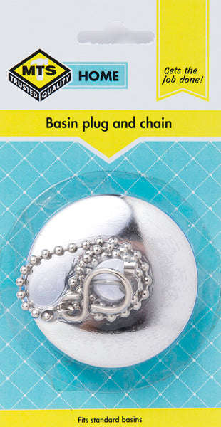 Mts Home Plug Basin Chrome & Chain