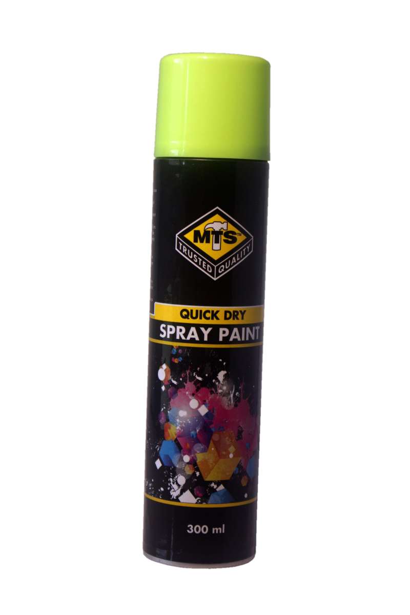 Paint Spray Yellow Fluor 300 Ml Mts