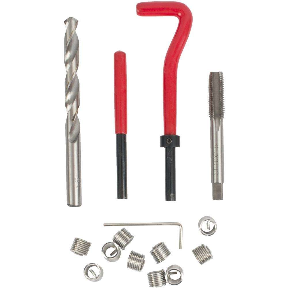 Tork Craft Thread Repair Kit 14 Pc M10 X 1.5 X 1.5 D Internal Thread Carded