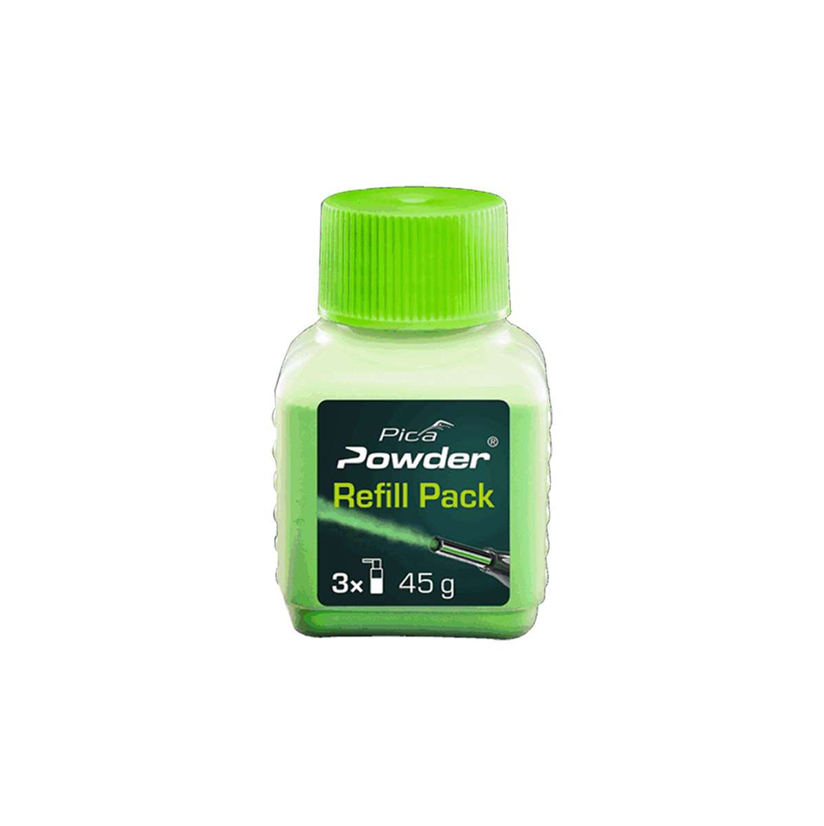Pica Pica Powder Fluorescent Green 45g Blister