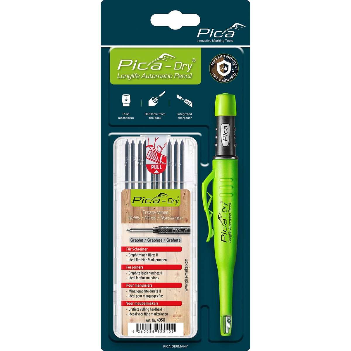 Pica Pica Dry Blister Bundle (Graphite, Hardness H)