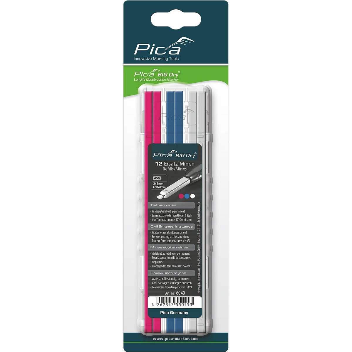 Pica Pica Big Dry Refill Set Special Ass. Colors Permanent Sb