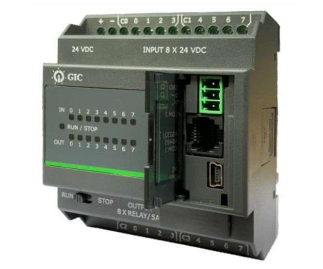 Mini Plc Relay 24 Vdc With 8 In 8 Out ( 112 I/O Max ) Pc10 Bd16005 D1