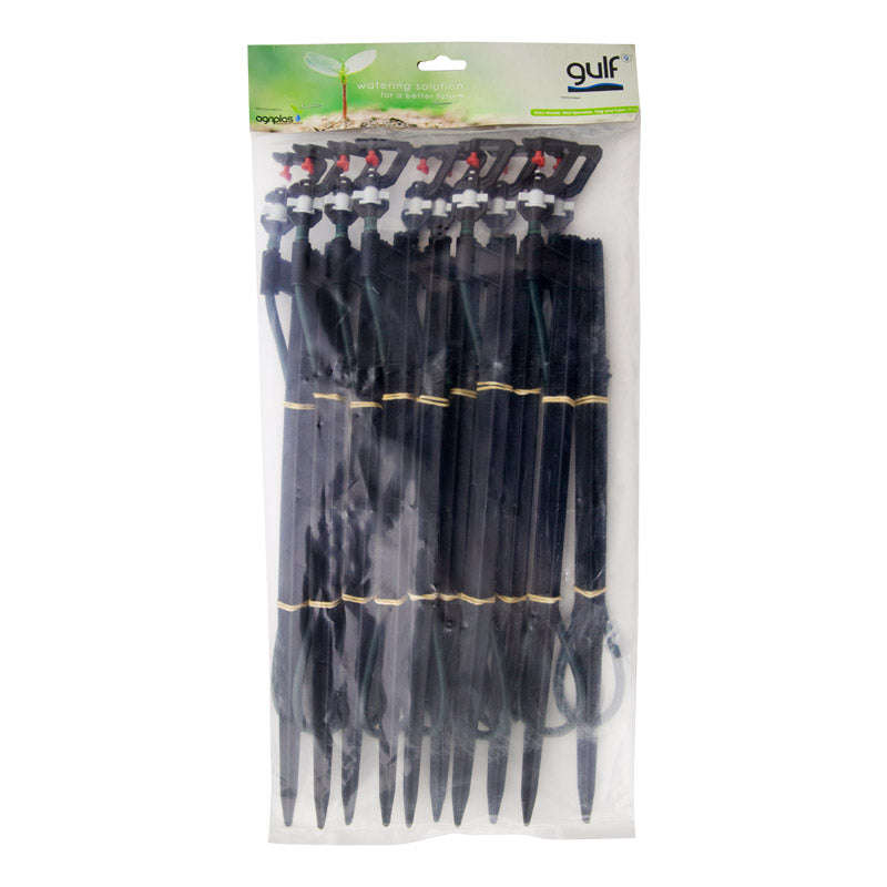 Gulf Sprinkler Red Spreader 180 Degree (10 Pk)