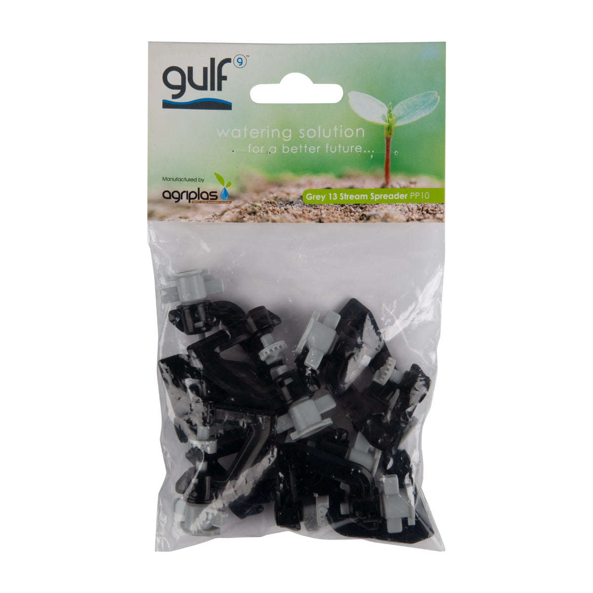 Gulf Sprinkler Grey13 Stream Spreader (10 Pk)