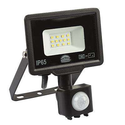 Eurolux Floodlight & Motion Sensor Led 10w 6500 K