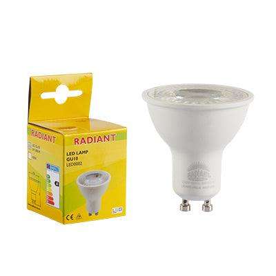 Radiant Gu10 Clear Lens 5 W Led 4000 K Non Dimmable105lm
