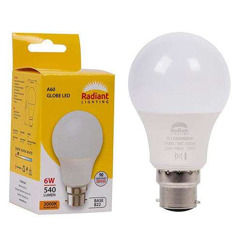 A60 6w Led B22 3000 K N