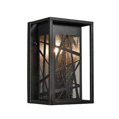 ***Wall Light Outdoor Sand Black 1x E27