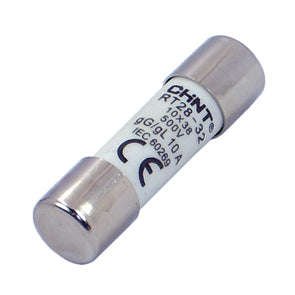 Hrc Fuse Ceramic Rnd 10x38 10 A, 380 Vac/500 Dc Rt28 32 10 A Gl