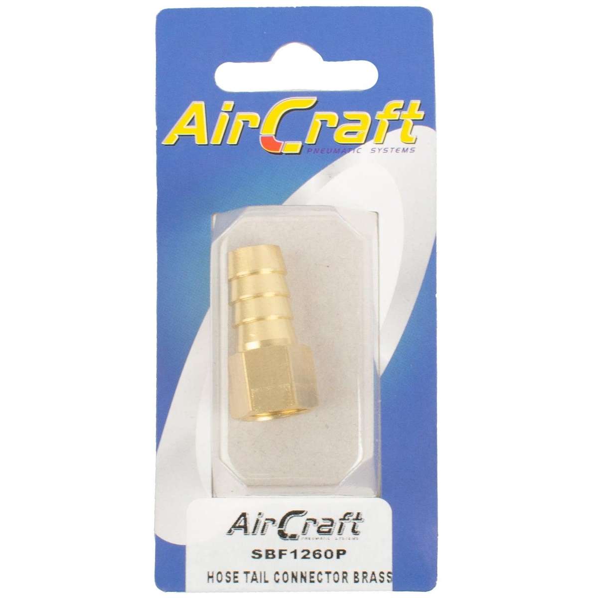 Aircraft Hose Tail Connector Brass 1/4 F X 12 Mm 1 Pc Pack
