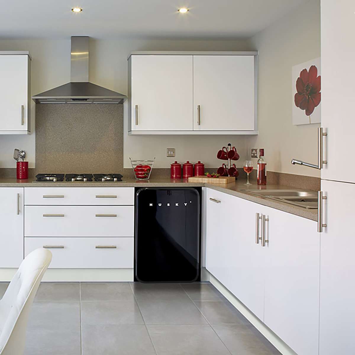 110 L Undercounter Retro Fridge