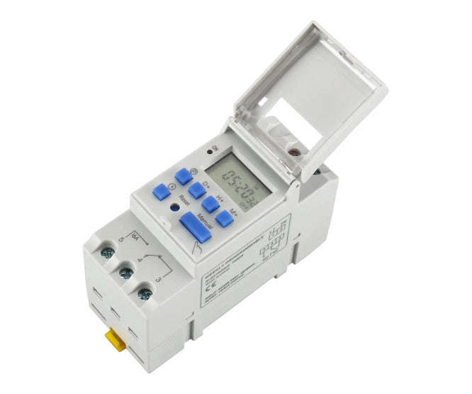 12 Vdc / 12 Vac Digital Lcd Timer 24 Hr/7 Day D/R 16 A Tm919 A 4 12 Vac/Dc