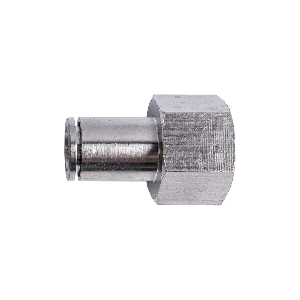Aircraft Metal Pu Fitting Straight 10 Mm 1/2' F