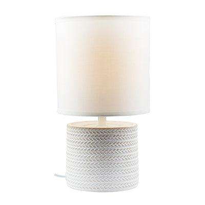 Eurolux Valencia Table Lamp White E27 1x40w