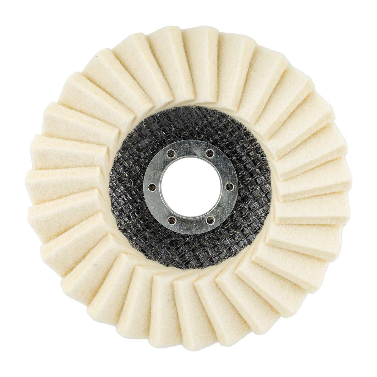 Tork Craft Flap Disc Wool Felt 115 Mm X 22.23 Mm Tcfd Polishing