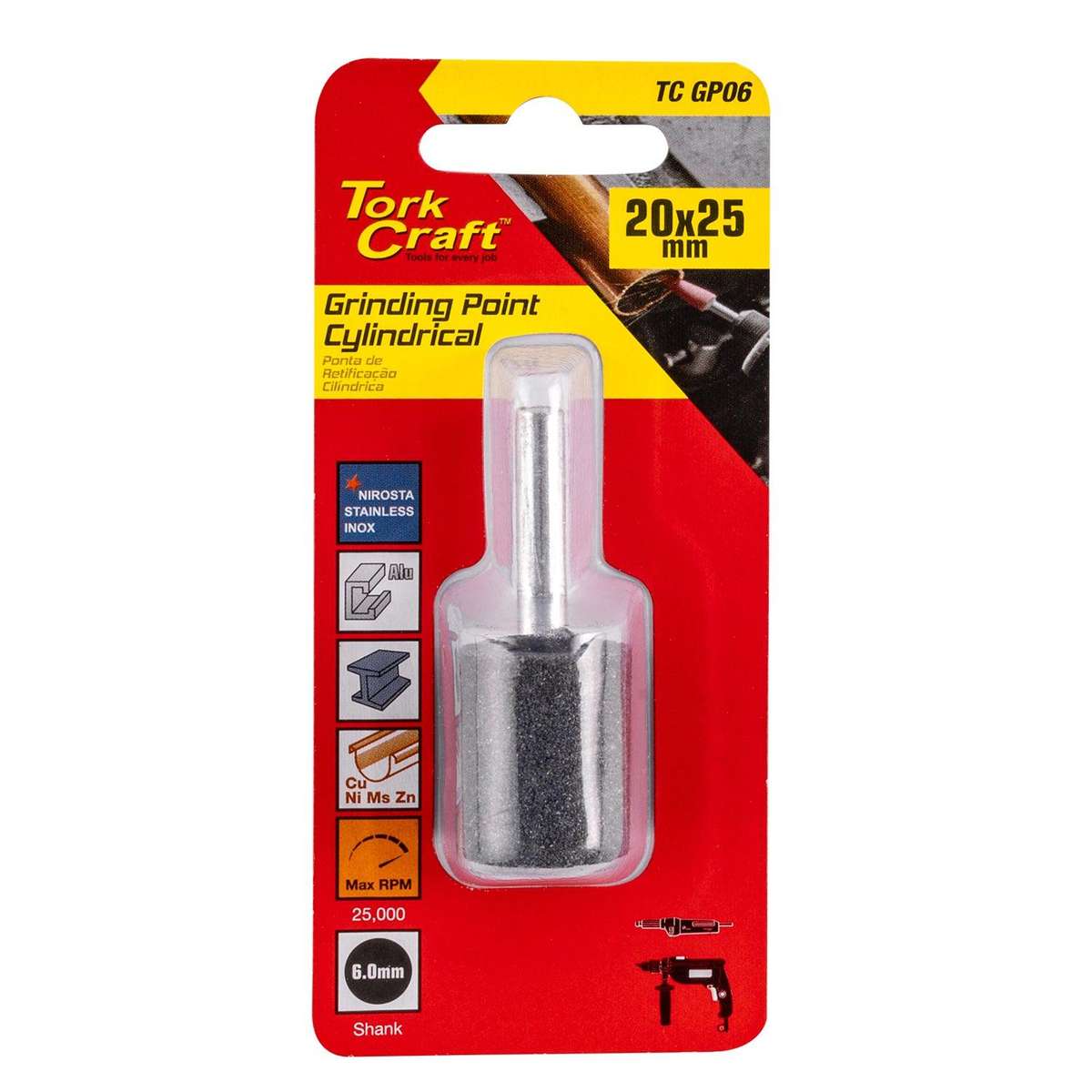 Tork Craft Grinding Point Cylindrical