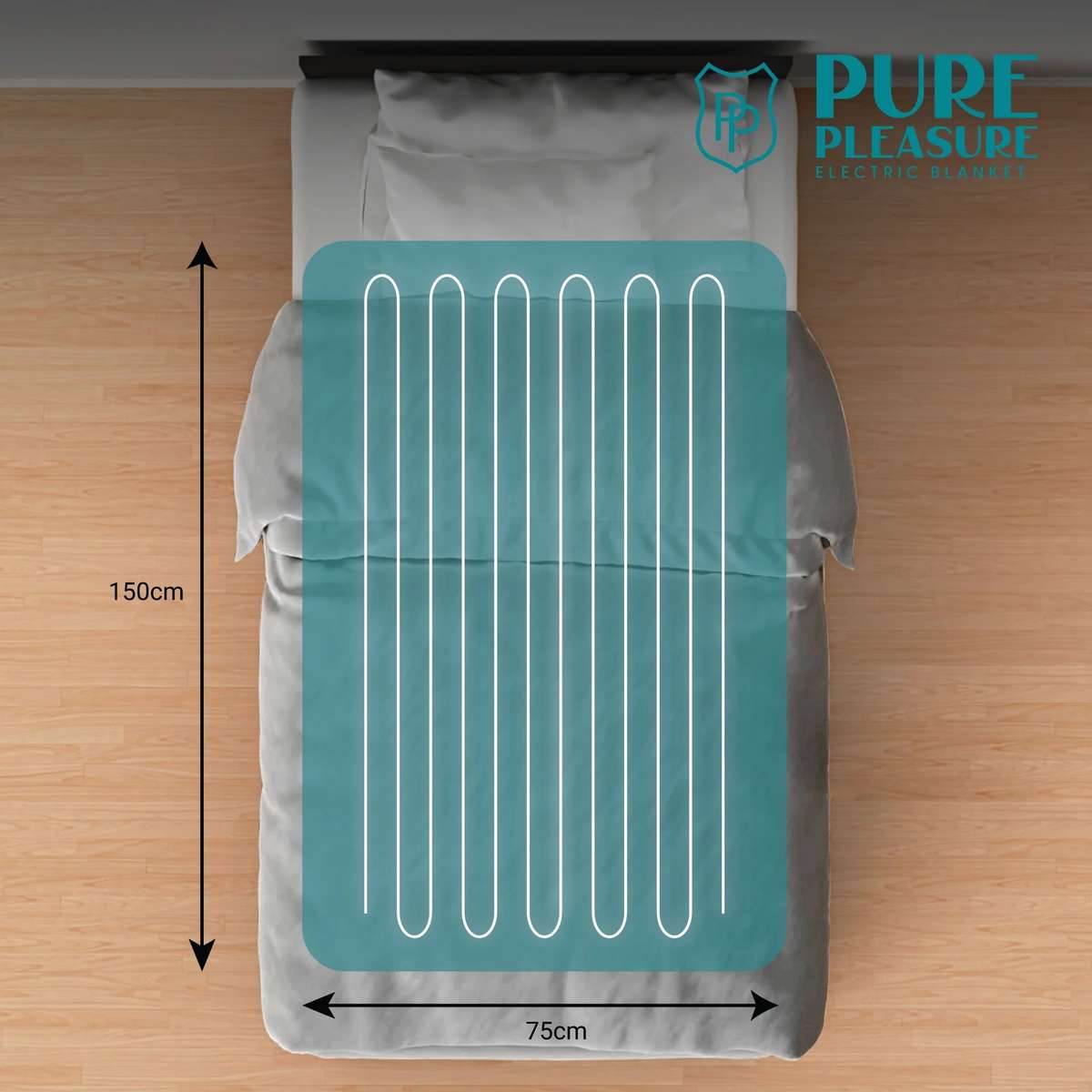 Tie Down Electric Blanket | Padded Sleeve