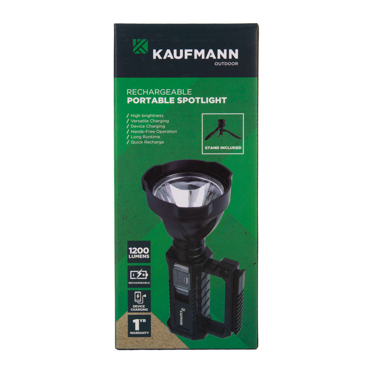 Kaufmann 1200 Lumen Portable Spotlight