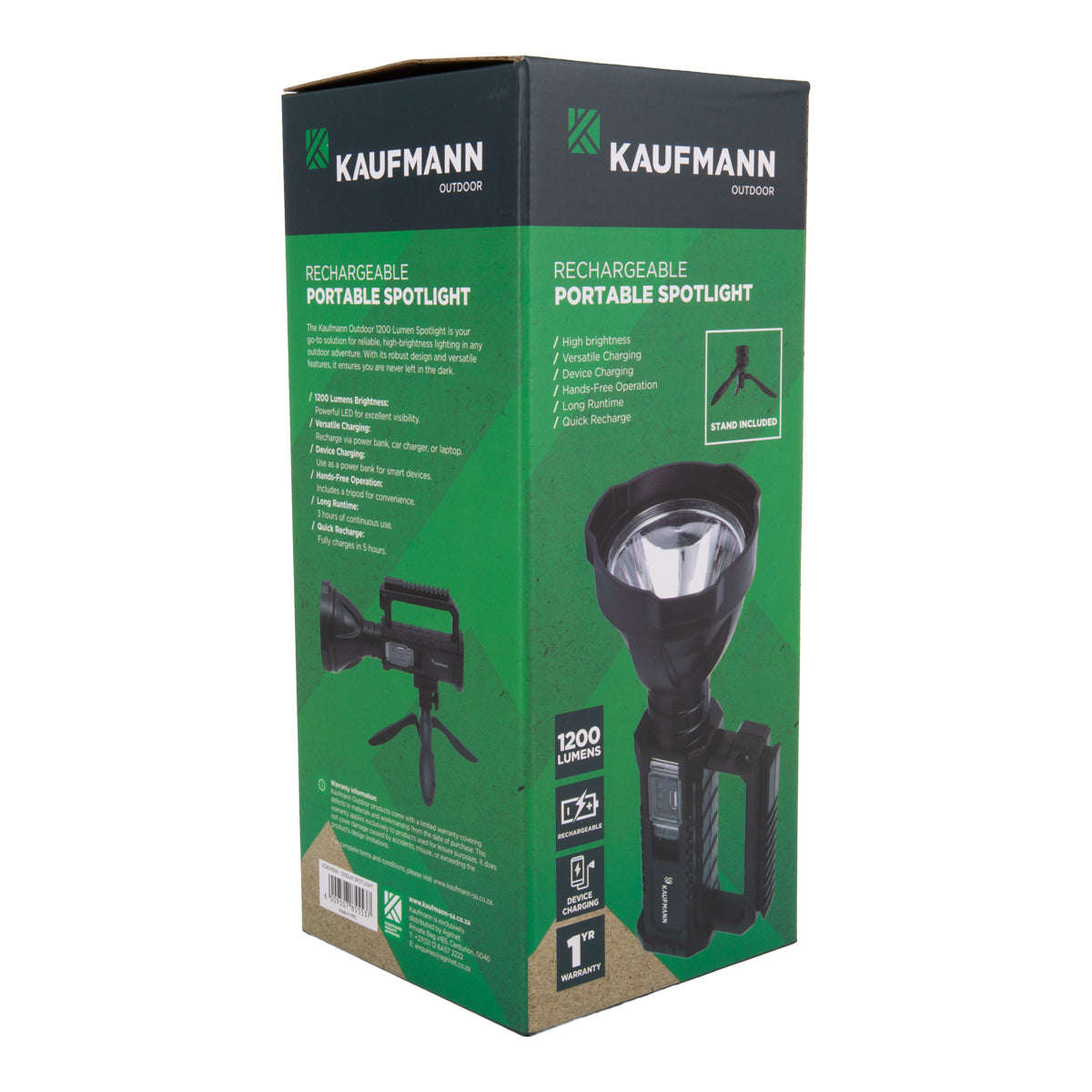 Kaufmann 1200 Lumen Portable Spotlight