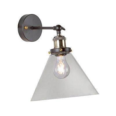 Funnello W/Light Antique Brass