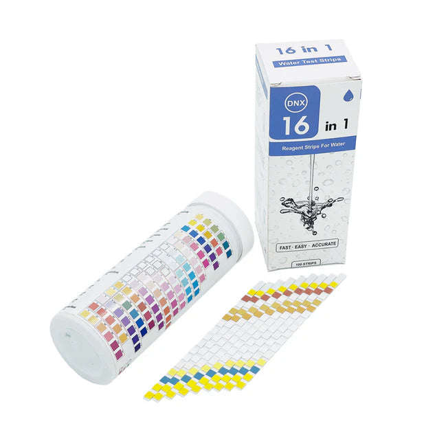 DNX 16 In 1 Full Panel Strips For Water Quality Testing