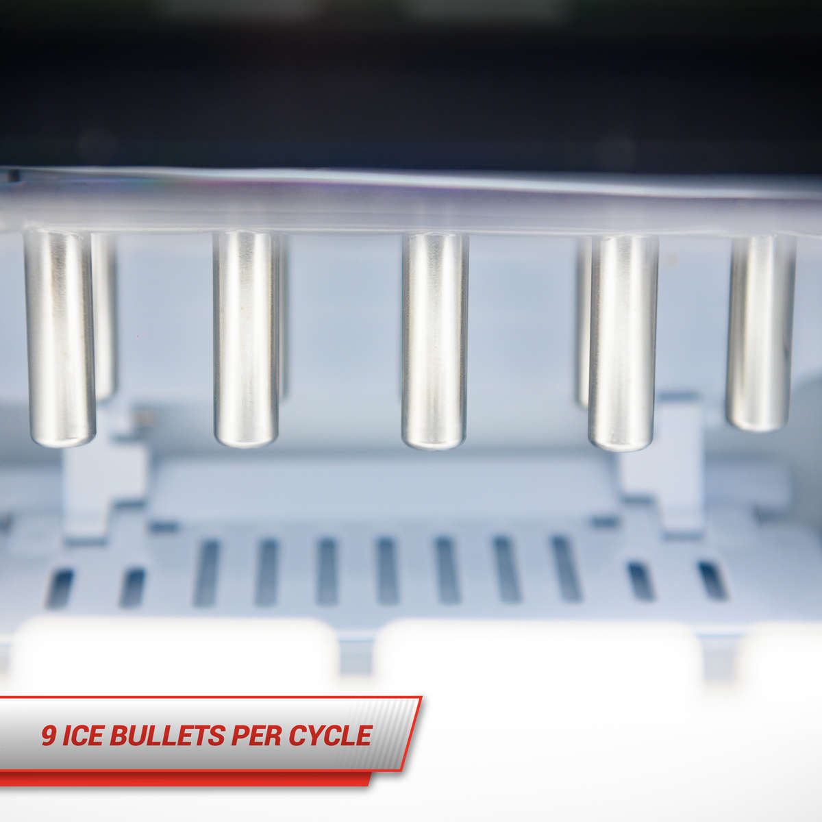 SnoMaster - 12Kg/24Hr Counter-Top Bullet Type Ice-Maker - Stainless Steel (SMIC-12(SS)