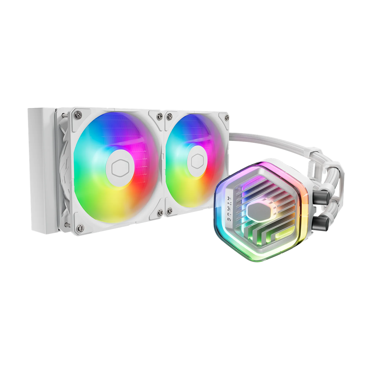 Cooler Master Masterliquid 240 Atmos White Aio Liquid Cooler White;intel® Lga 1851 /1700 /1200 /...