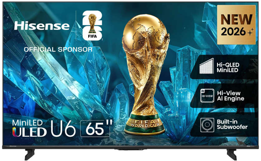 Hisense 65 Inch U6S UHD Mini LED Smart TV