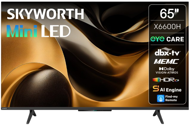 Skyworth 65 Inch 4K UHD Miniled Google TV