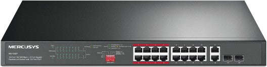 Mercusys 20 Ports With 16 POE Plus And 2 Port Gigabit Rackmount Switch
