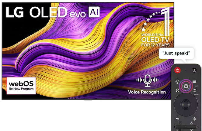 Lg 65 Inch Lg OLED Evo Ai G5 4K 165HZ Smart TV